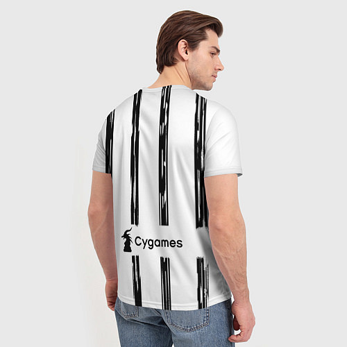Мужская футболка Juventus Home Authentic style 202122 / 3D-принт – фото 4