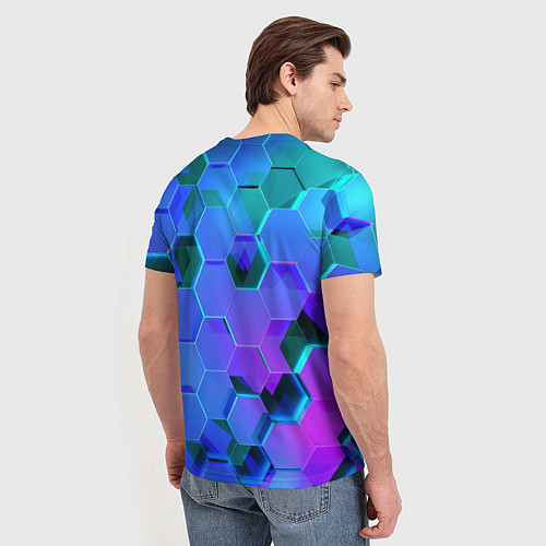 Мужская футболка Geometry / 3D-принт – фото 4