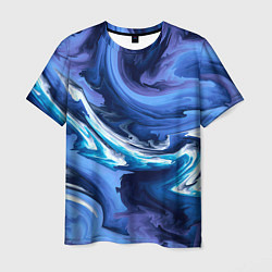 Мужская футболка Абстрактные волны