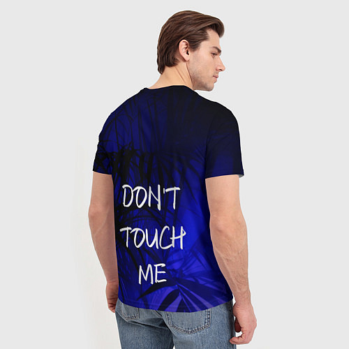 Мужская футболка Не трогай меня / 3D-принт – фото 4