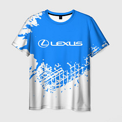 Футболка мужская LEXUS ЛЕКСУС, цвет: 3D-принт