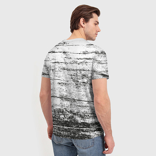 Мужская футболка Деревянный / 3D-принт – фото 4