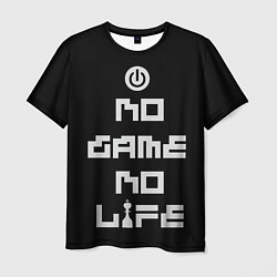 Мужская футболка NO GAME NO LIFE