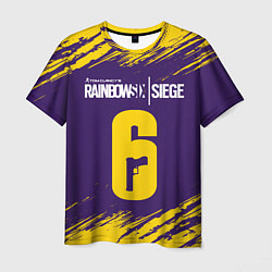 Мужская футболка RAINBOW SIX SIEGE РАДУГА 6