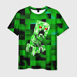 Мужская футболка Minecraft creeper