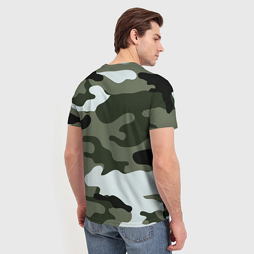 Мужская футболка Camouflage 2 / 3D-принт – фото 4