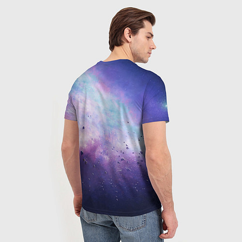 Мужская футболка Потерянный в космосе / 3D-принт – фото 4