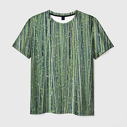 Мужская футболка Зеленый бамбук