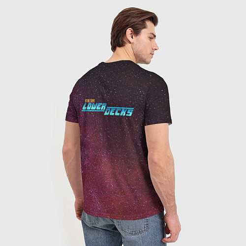 Мужская футболка StarTrek спина Z / 3D-принт – фото 4