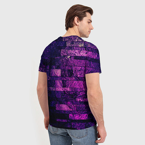 Мужская футболка Purple-Wall / 3D-принт – фото 4