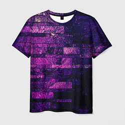 Мужская футболка Purple-Wall