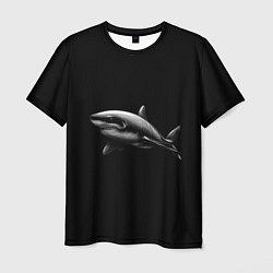 Мужская футболка Акула