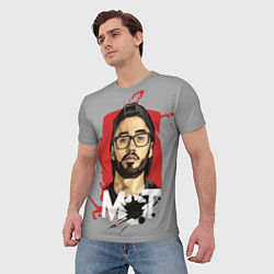 Футболка мужская Портрет Мота, цвет: 3D-принт — фото 2