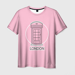 Мужская футболка Телефонная будка, London