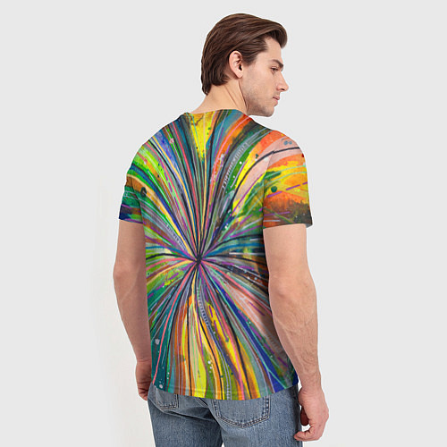 Мужская футболка Watercolor / 3D-принт – фото 4