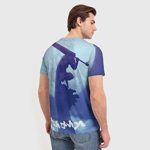 Мужская футболка Гатс Доспехи берсерка / 3D-принт – фото 4