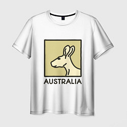 Футболка мужская Australia, цвет: 3D-принт