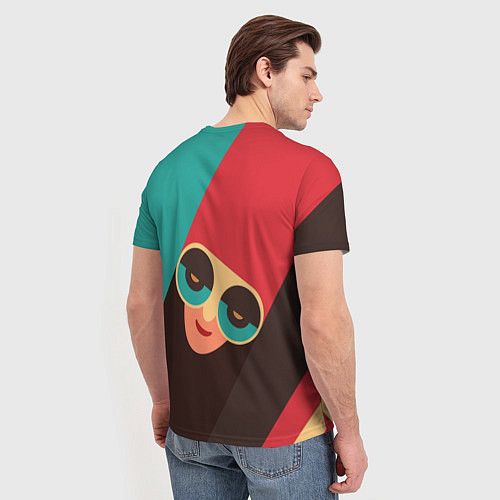 Мужская футболка RETDO FACE / 3D-принт – фото 4