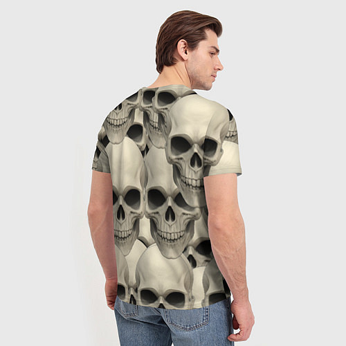 Мужская футболка Черепа 5 вариант / 3D-принт – фото 4