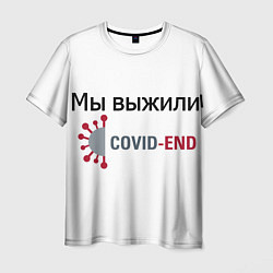 Мужская футболка Covid-End