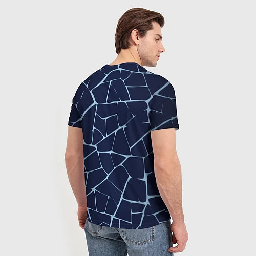 Мужская футболка MAN CITY, разминочная 2021 / 3D-принт – фото 4