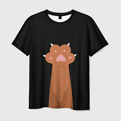 Мужская футболка Лапа медведя