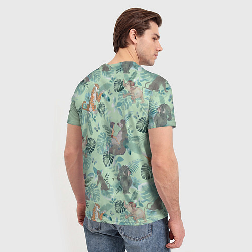 Мужская футболка Jungle Book pattern / 3D-принт – фото 4