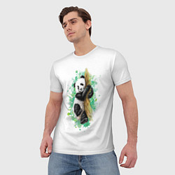 Футболка мужская Панда, цвет: 3D-принт — фото 2