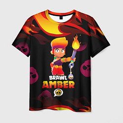 Мужская футболка BRAWL STARS AMBER