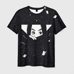 Мужская футболка Девушка и космос