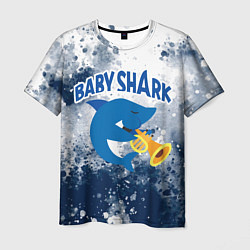 Мужская футболка BABY SHARK БЭБИ ШАРК