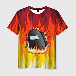 Мужская футболка Among Us Fire Z