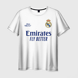 Мужская футболка REAL MADRID, домашняя 2021