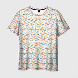 Мужская футболка Узор из треугольников