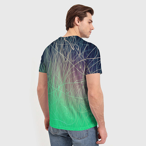 Мужская футболка Текстура / 3D-принт – фото 4