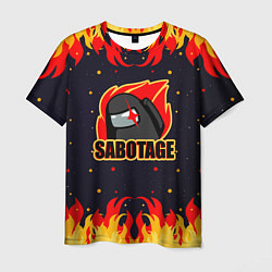 Мужская футболка Among Us Sabotage