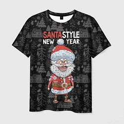 Мужская футболка Santa style