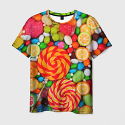 Футболка мужская Candy, цвет: 3D-принт