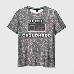 Мужская футболка 8-bit childhood