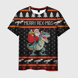 Мужская футболка Merry Rex-mas