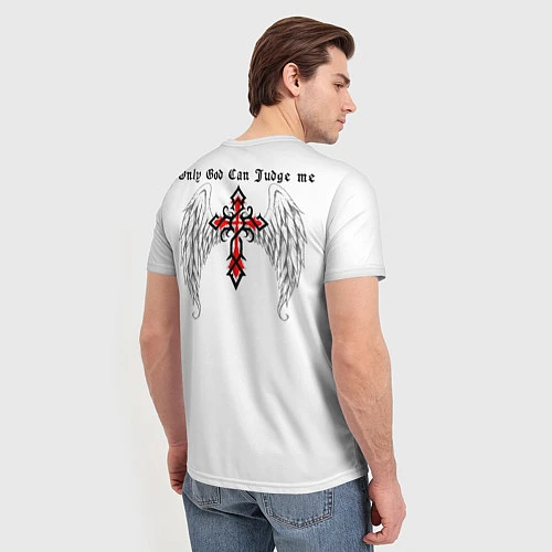 Мужская футболка 2pac Thug Life / 3D-принт – фото 4