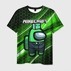 Мужская футболка Among Us х Minecraft Z