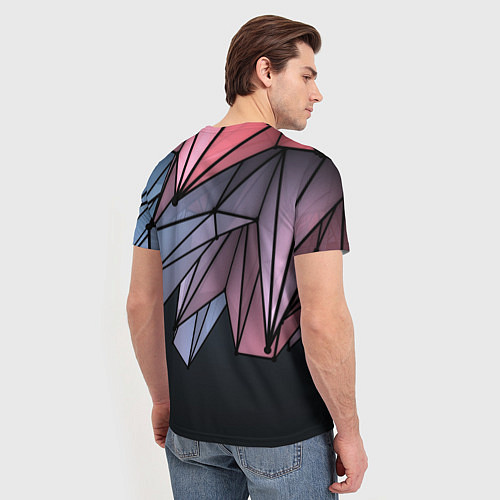 Мужская футболка ГеометриЧеский Рисунок / 3D-принт – фото 4