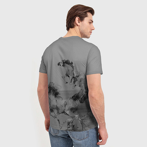 Мужская футболка Кони / 3D-принт – фото 4