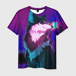 Мужская футболка Сказочный волк