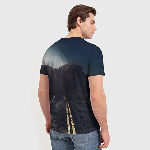Мужская футболка Астронавт / 3D-принт – фото 4