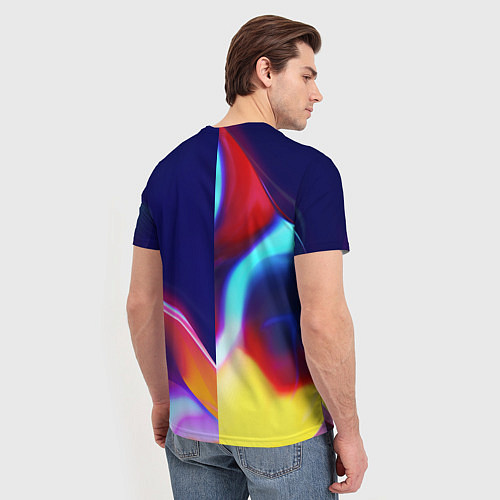 Мужская футболка Phonk Neon / 3D-принт – фото 4