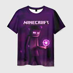 Мужская футболка Minecraft Слендермен
