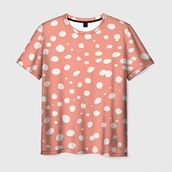 Мужская футболка Розовый Леопард