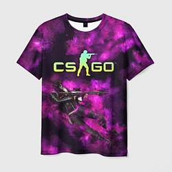 Мужская футболка CS GO Purple madness